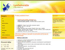Tablet Screenshot of lymfo-erika.cz